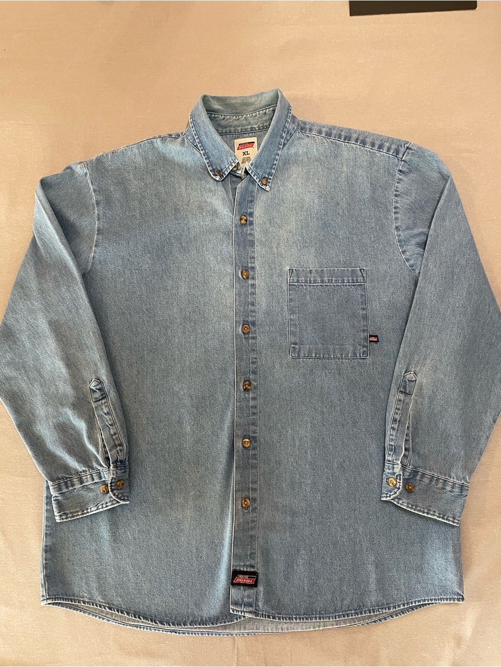 Dickies Light Blue Denim Long Sleeve Shirt